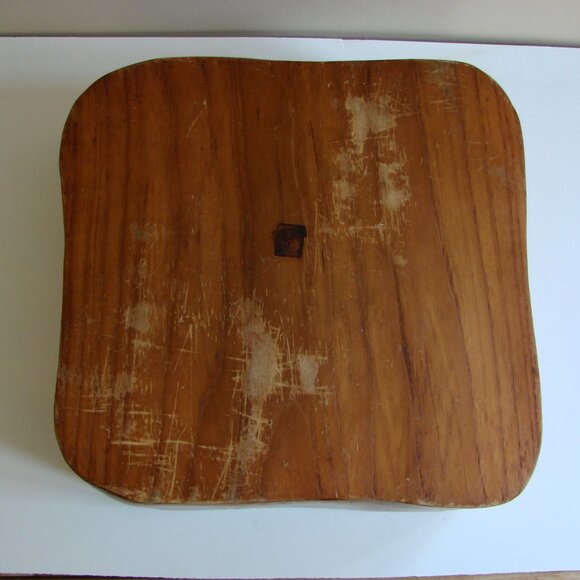 Vintage Wood Bowl Salad Fruit Wooden Wood Forms One Piece Home Decor - Picture 4 of 9